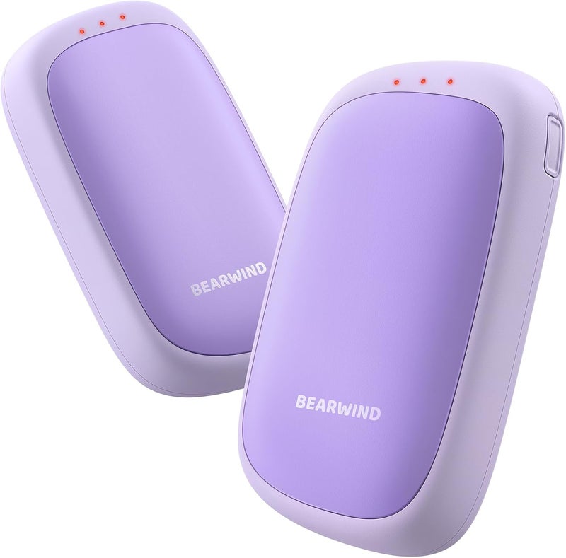 Bearwind Electric Hand Warmers Rechargeable - 2 Pack Magnetic Pocket Heater Handwarmers with AI Chips, Portable Hunting Gear, Reusable Winter Essentials, Gift Ideas for Men, Women, Outdoor - Image 1